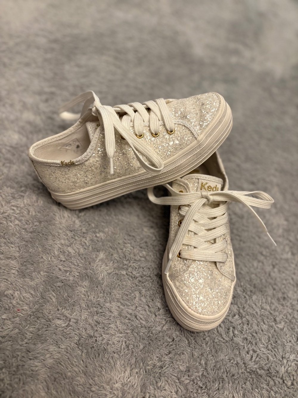 Kids Glitter Sparkly Keds